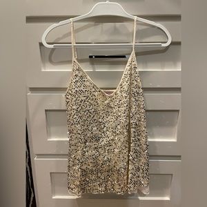 CALYPSO gold sparkly tank top